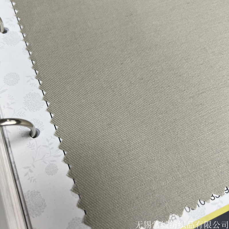 定织梭织春秋棉亚麻交织双面斜高档裤装休闲装面料