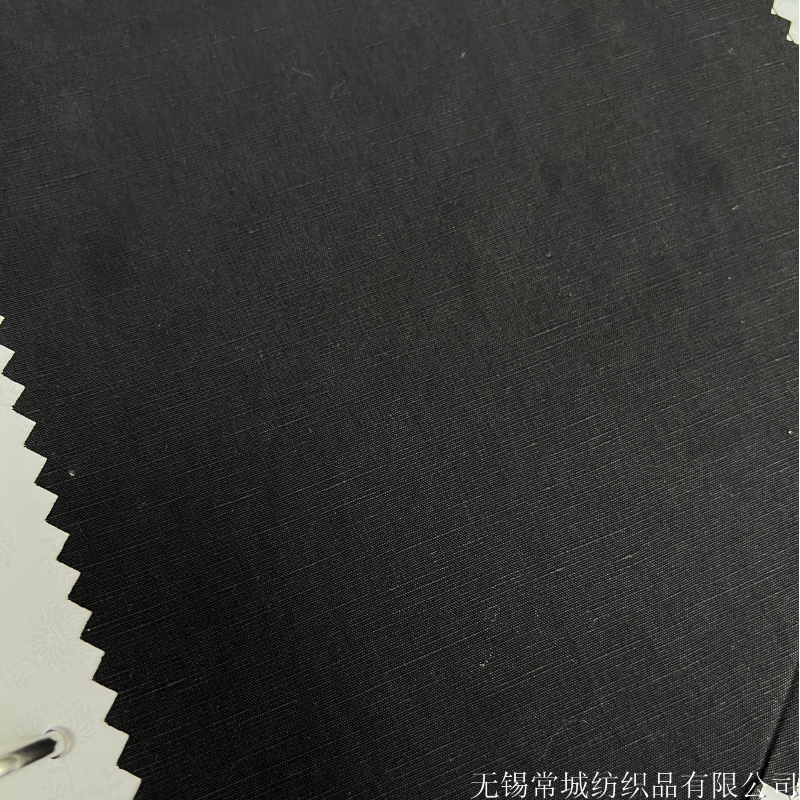 90天丝10麻梭织天丝麻单混平纹染色布 优质春夏女装衬衫面料