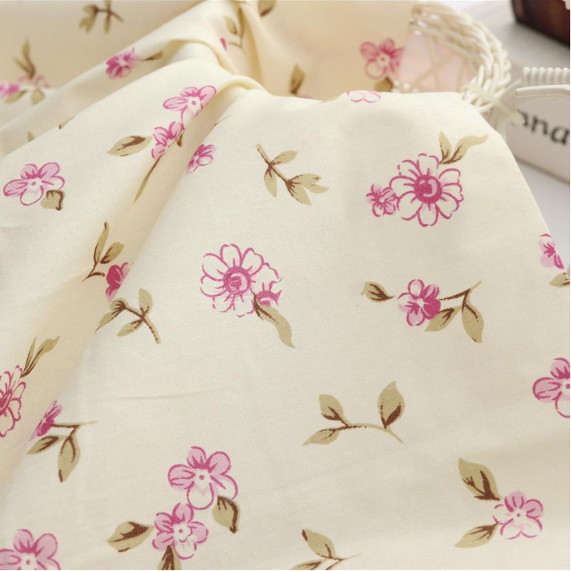 厂家直销全棉斜纹印花布 40*40 133*72工作服面料