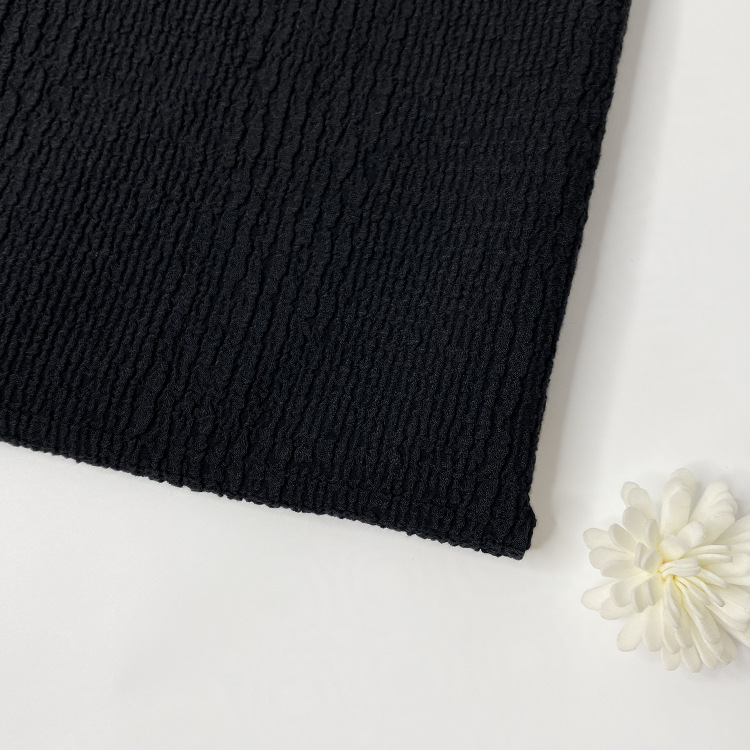 棉锦弹力提花几何格子花型裙子制服面料210GSM 欧美风格肌理面料