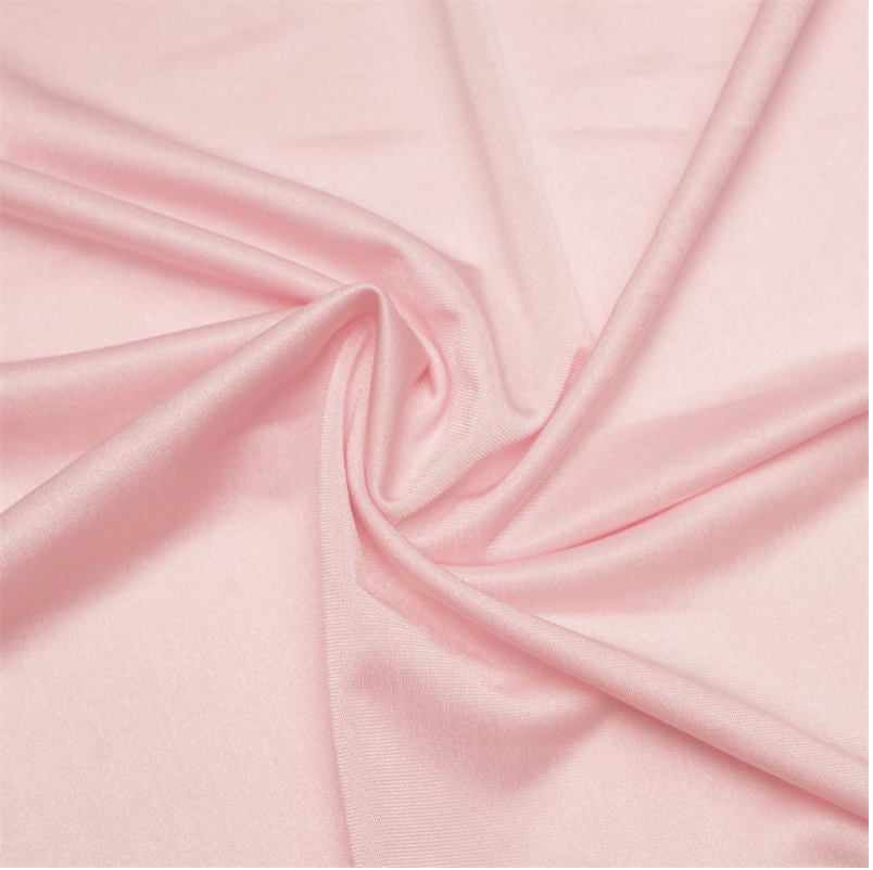 涤纶有光莱卡布 针织经编泳装面料涤纶高弹运动装舞蹈服布