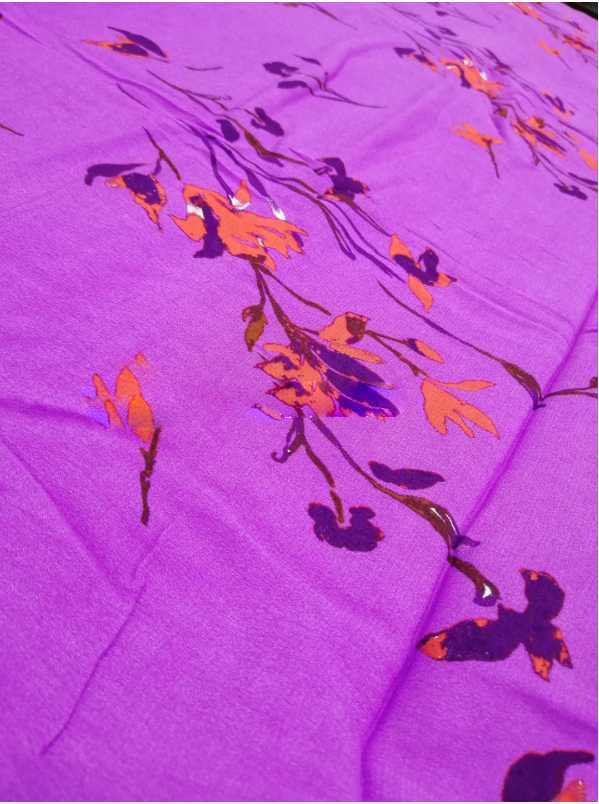 现货120D*30s人棉人造丝富丽绉印花春夏时尚时装女裙服装面料