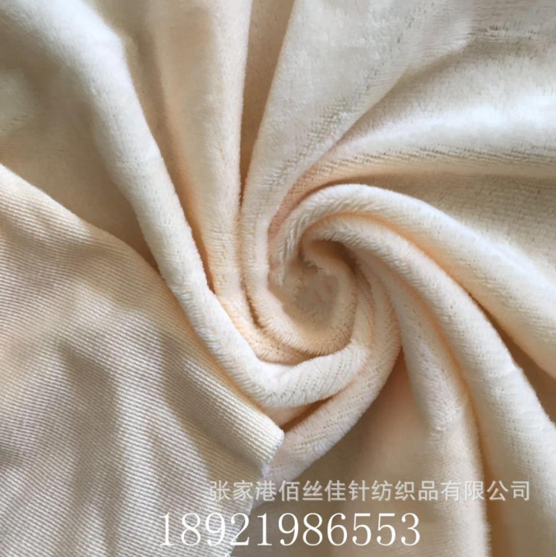 现货供应120d扁平超细涤氨双面起绒布 涤氨超柔面料