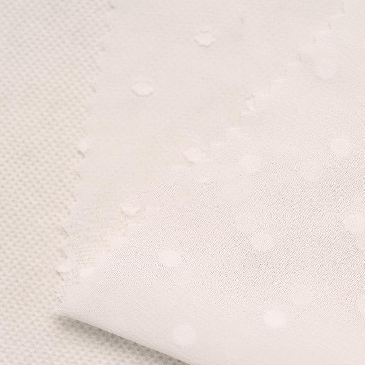 2019春夏新款雪纺时装面料 立体剪花雪纺布 雪纺衫裙子鞋材布料