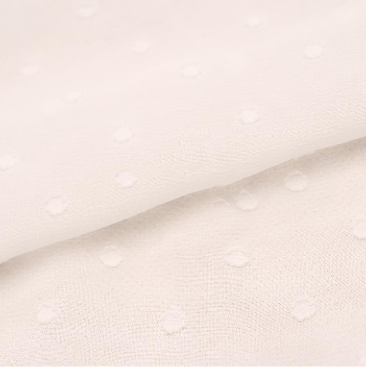 2019春夏新款雪纺时装面料 立体剪花雪纺布 雪纺衫裙子鞋材布料