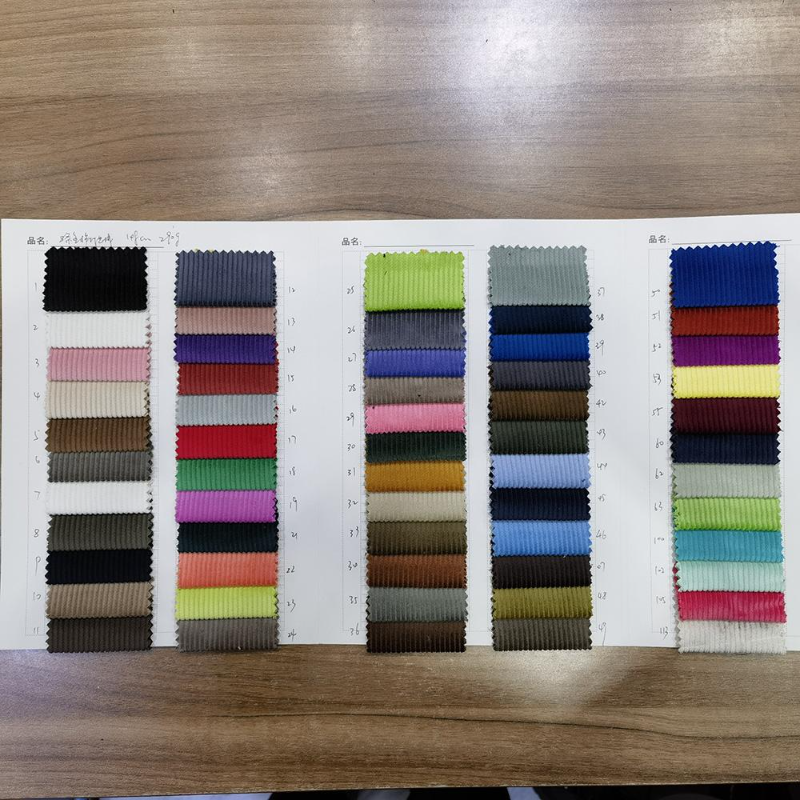 现货8条全棉灯芯绒服装鞋帽玩具布料粗条灯芯绒面料