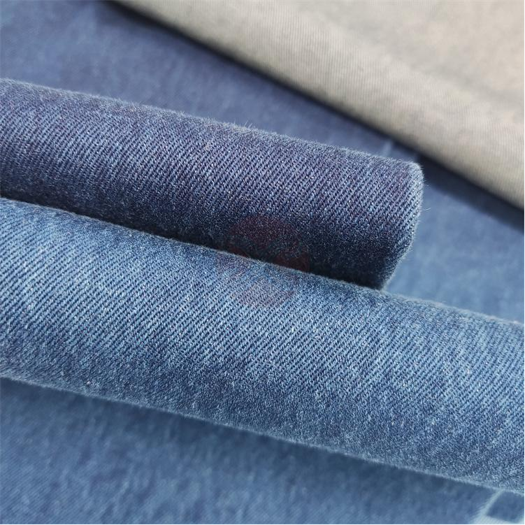 全棉防静电牛仔布32/2*10无弹牛仔面料320g工程服牛仔布料