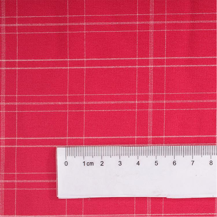 梭织四面弹格子布 TR斜纹弹力布 衬衫裤子外套面料价格咨询客服