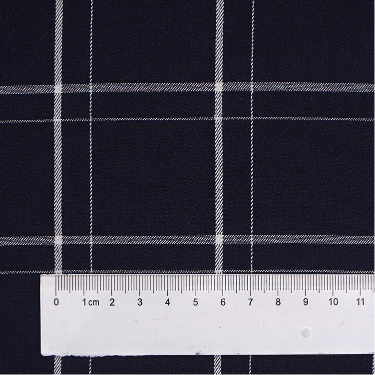 TR斜纹四面弹 时装休闲裤子 TR弹力格子布价格咨询客服