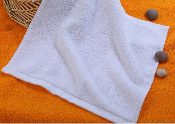 酒店宾馆方巾纯棉吸水小方巾白色厂家批发加工定做方巾