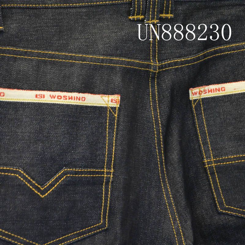 全棉字边标识牛仔布 14.7oz 33-34” UN888230