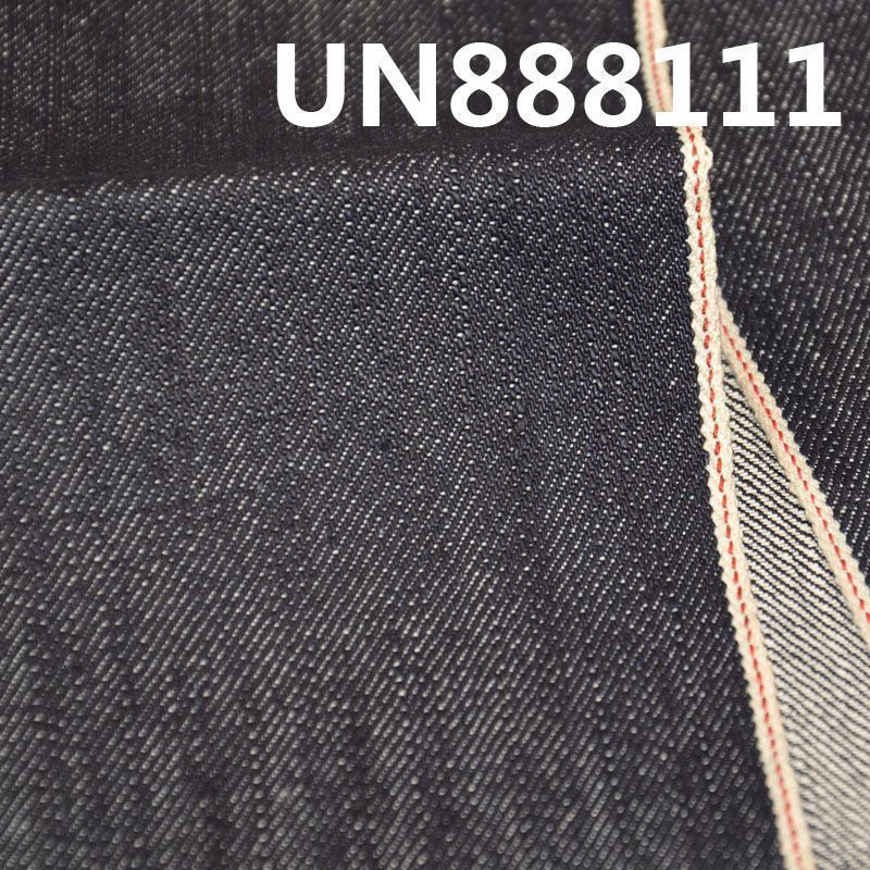 全棉竹节右斜牛仔 14oz 32/33" 赤耳DENIM丹宁布 全棉竹节右斜红邊牛仔布 UN888111