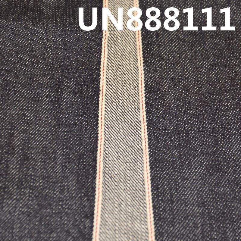 全棉竹节右斜牛仔 14oz 32/33" 赤耳DENIM丹宁布 全棉竹节右斜红邊牛仔布 UN888111