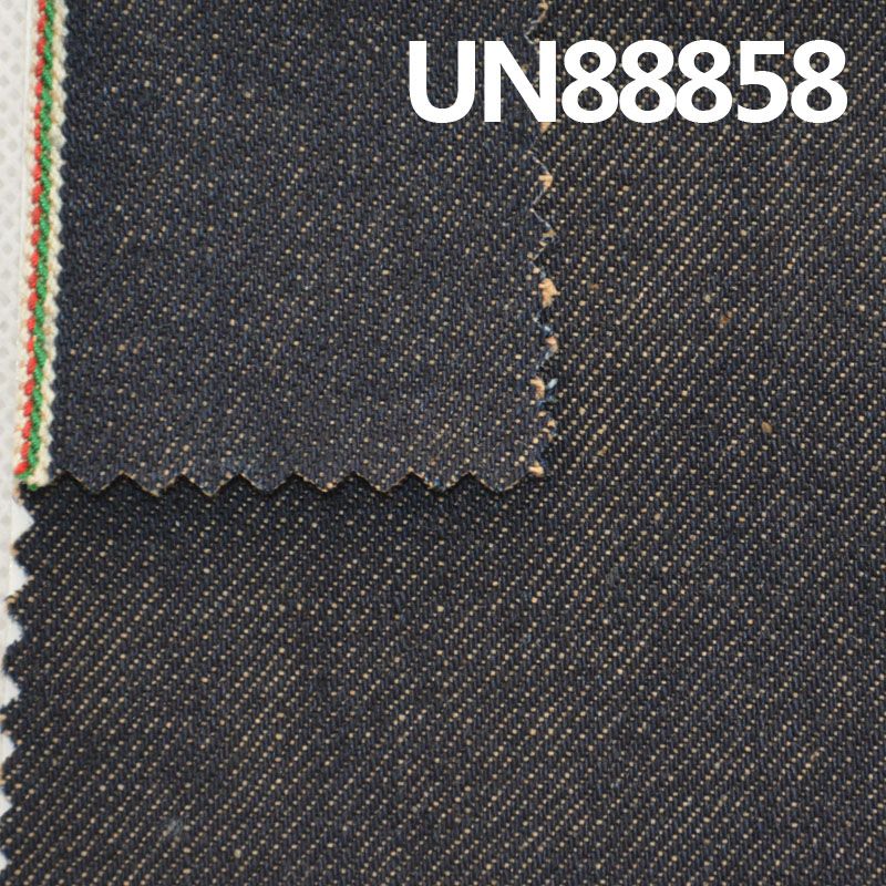 全棉竹节右斜红边牛仔布 14oz 31/32" UN88858