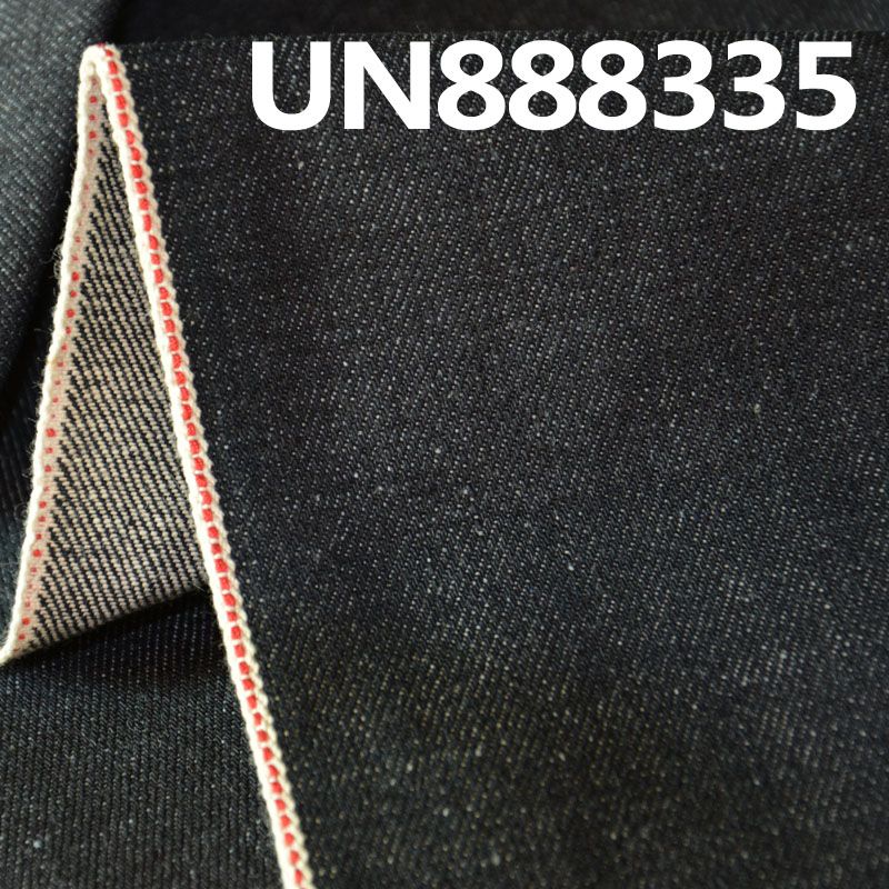 100%棉竹節右斜紅邊牛仔布 12.4oz 31/32" UN888335