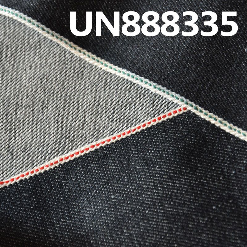 100%棉竹节右斜红边牛仔布 12.4oz 31/32" UN888335