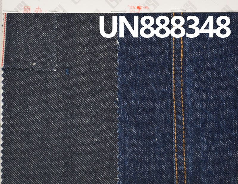 100%棉竹节右斜红邊牛仔布 11.4oz 32/33" UN888348