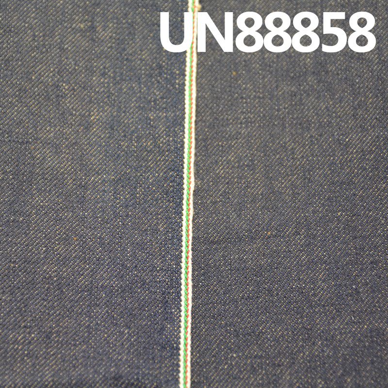 全棉竹节右斜红边牛仔布 14oz 31/32" UN88858