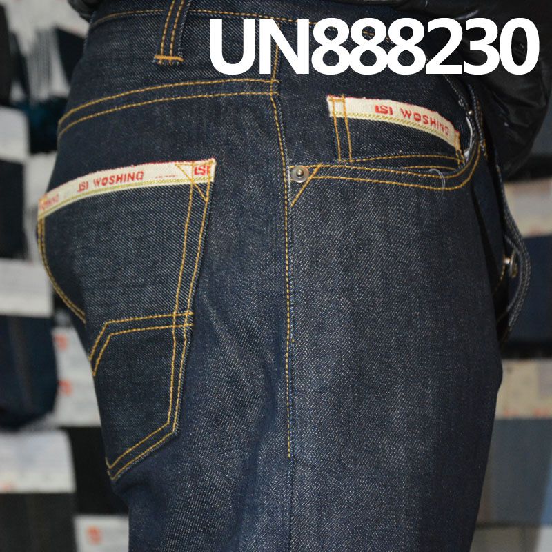 全棉字边标识牛仔布 14.7oz 33-34” UN888230