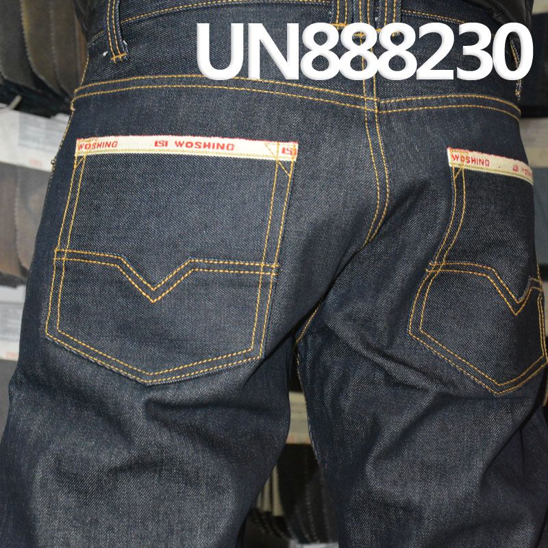 全棉字边标识牛仔布 14.7oz 33-34” UN888230