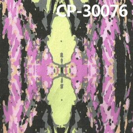棉彈斜紋印熱噴花193g/m2 58/59” 棉彈斜紋布印熱噴花 CP-30076