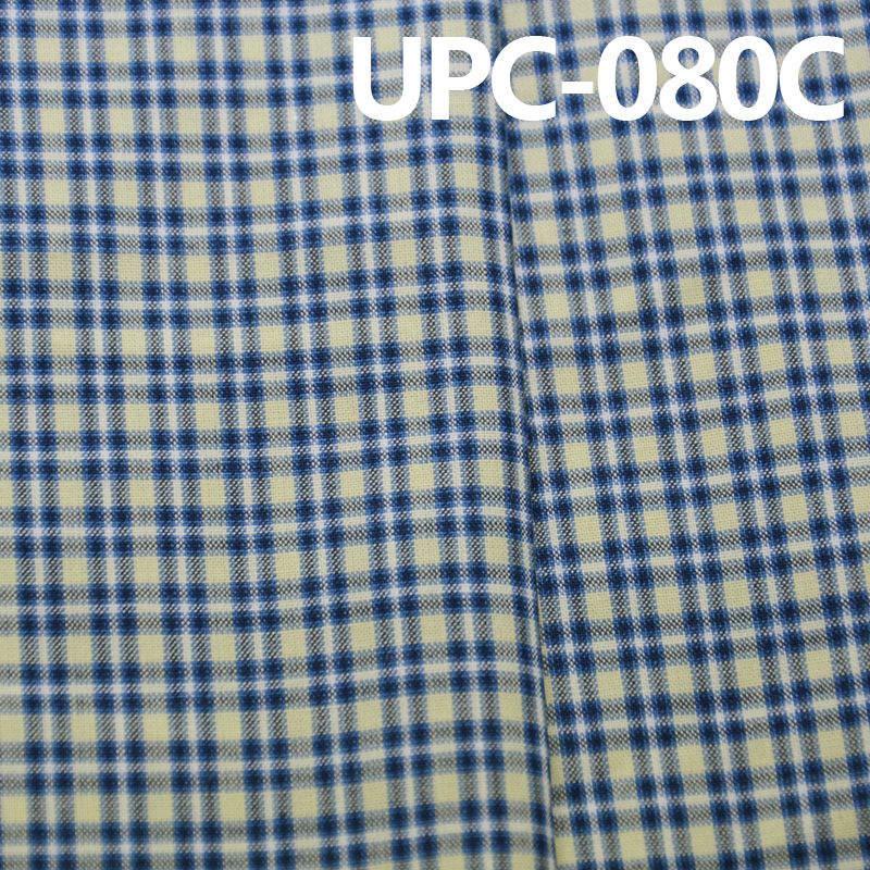 全棉色織格子布 128g/m2 57/58" 純棉色織格子布 UPC-080C