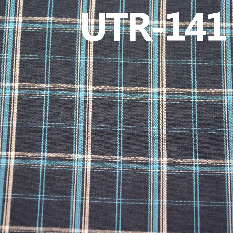 T/R色織格子布 138g/m2 57/58" UTR-141