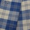 定做款 全棉色织格子布 319g/m2 57/58" 全棉牛仔蓝色织格仔布 UPC-247