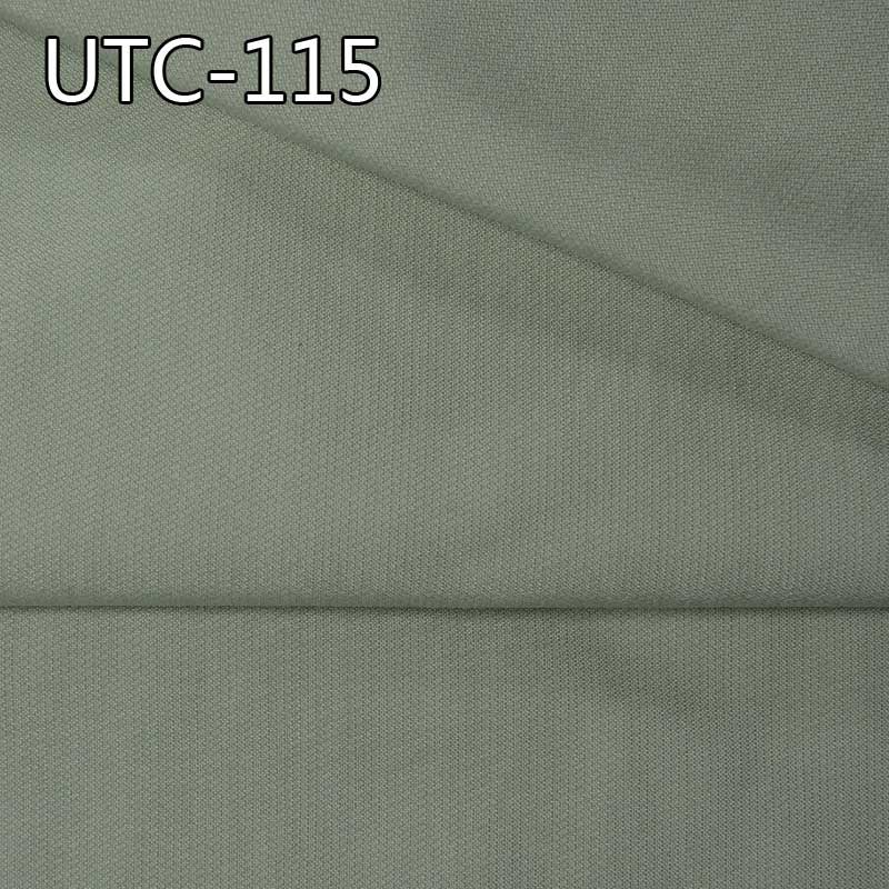 UTC-115 65%粘膠35%滌綸牙籤條提花色織布 219g/m2  52/53"