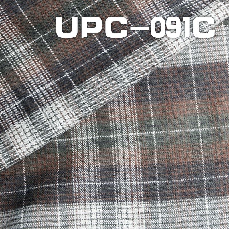 全棉色织格仔 134g/m2  44" UPC-091C