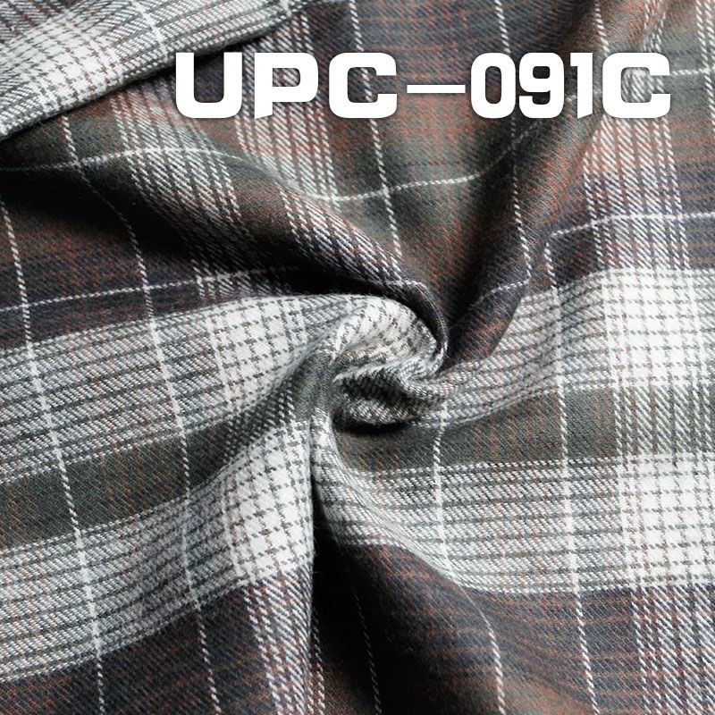 全棉色织格仔 134g/m2  44" UPC-091C