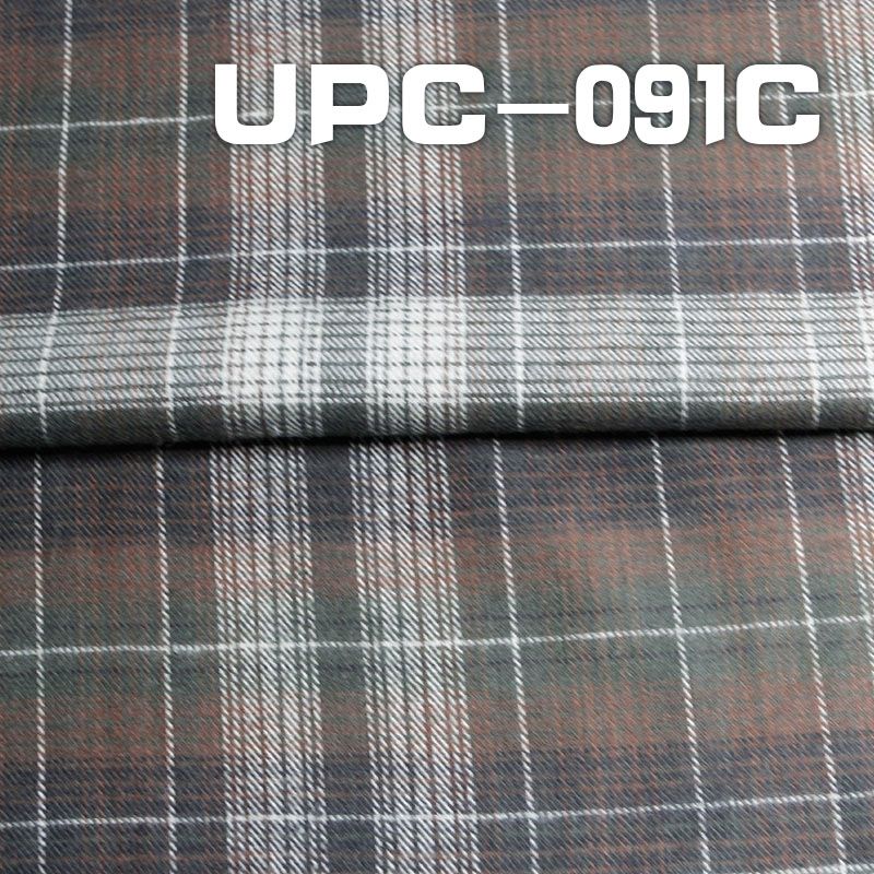 全棉色织格仔 134g/m2  44" UPC-091C