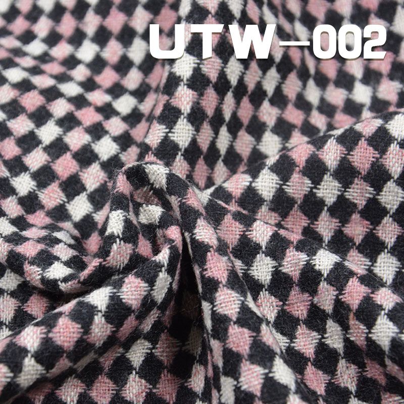 色织格仔绒布 268G/M2 57/58" UTW-002