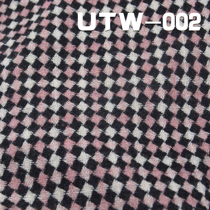 色织格仔绒布 268G/M2 57/58" UTW-002