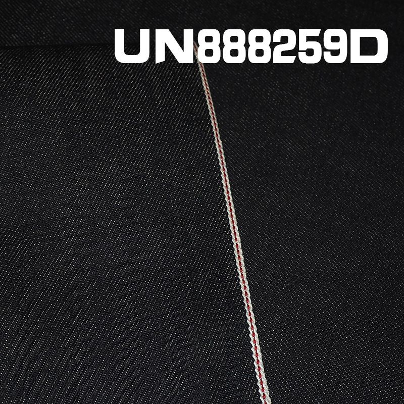 全棉染色色边牛仔布|13oz(安士）纯棉色织牛仔|赤耳丹宁|四片右斜|牛仔裤 牛仔外套 休闲夹克面料