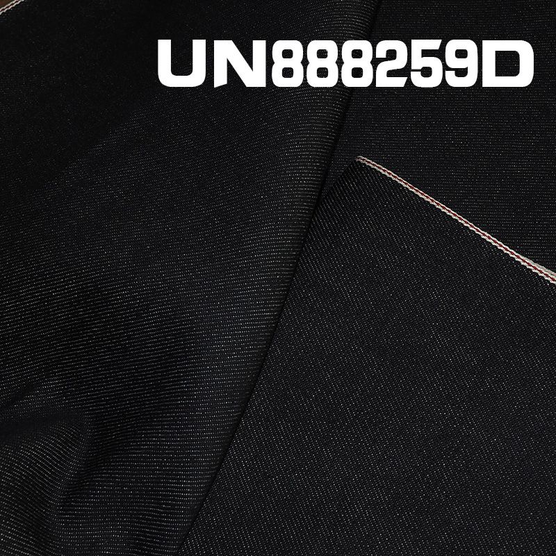全棉染色色边牛仔布|13oz(安士）纯棉色织牛仔|赤耳丹宁|四片右斜|牛仔裤 牛仔外套 休闲夹克面料