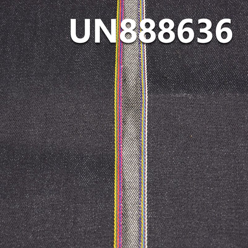 100%棉右斜红边牛仔布 14oz 32/33" UN888636