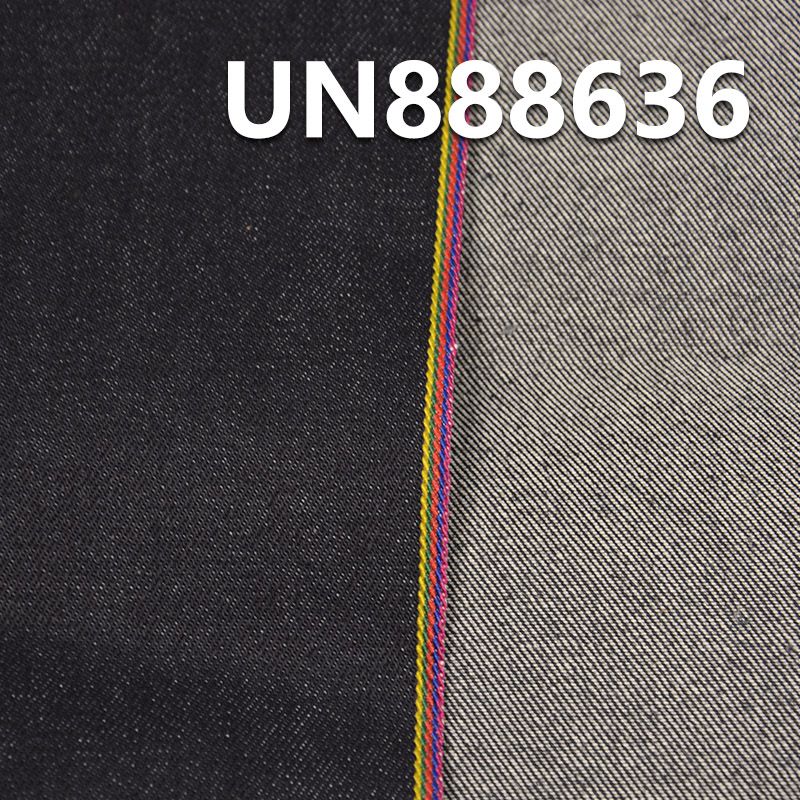 100%棉右斜红边牛仔布 14oz 32/33" UN888636