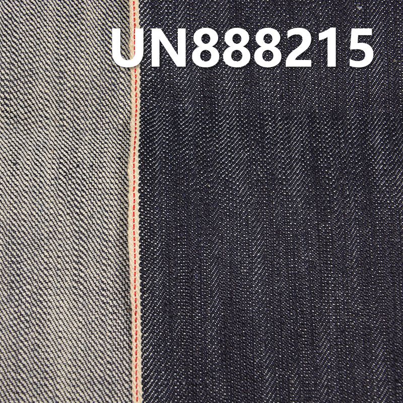 全棉粗犷竹節右斜紅邊牛仔布 15.6oz 32/33" UN888215