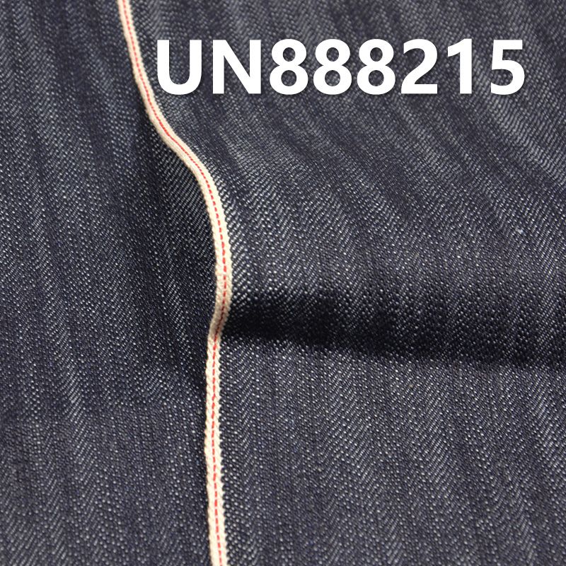 全棉粗犷竹节右斜红边牛仔布 15.6oz 32/33" UN888215