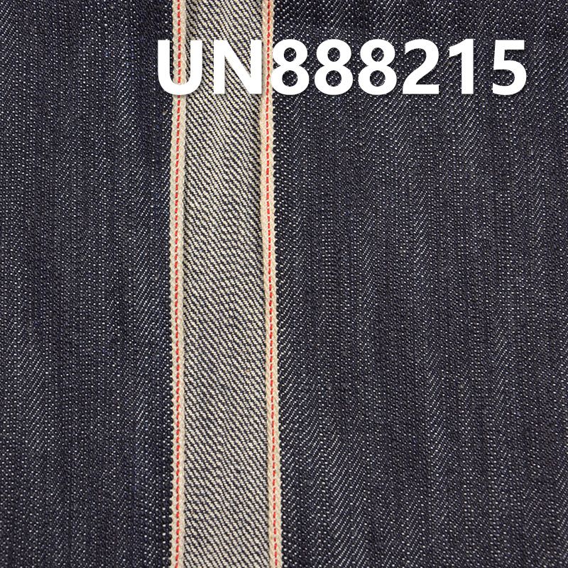 全棉粗犷竹節右斜紅邊牛仔布 15.6oz 32/33" UN888215