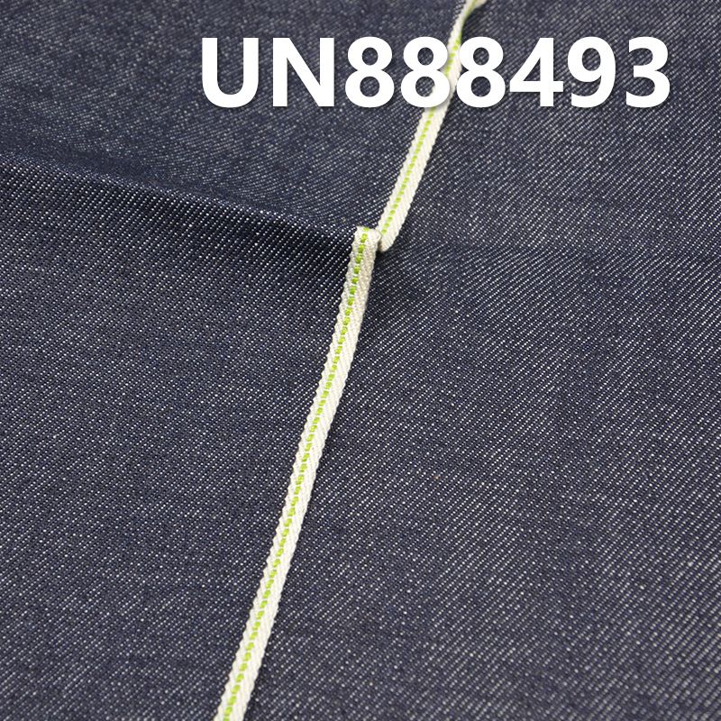 100%棉竹節右斜紅邊牛仔布  32/33"  12.3oz UN888493