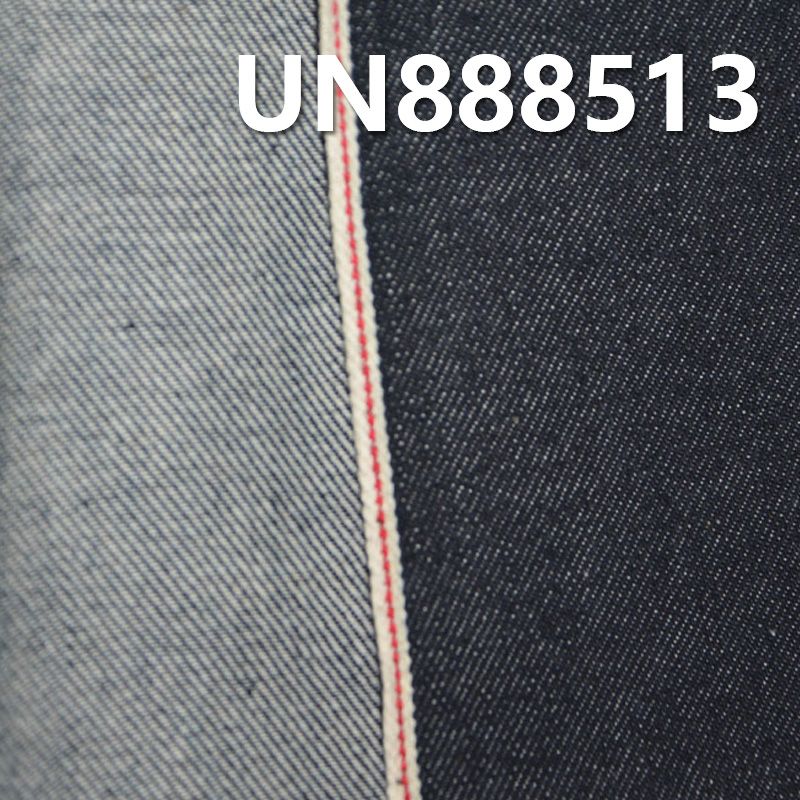 全棉右斜紅邊牛仔 12.5oz 31/32" 全棉右斜紅邊牛仔布  UN888513