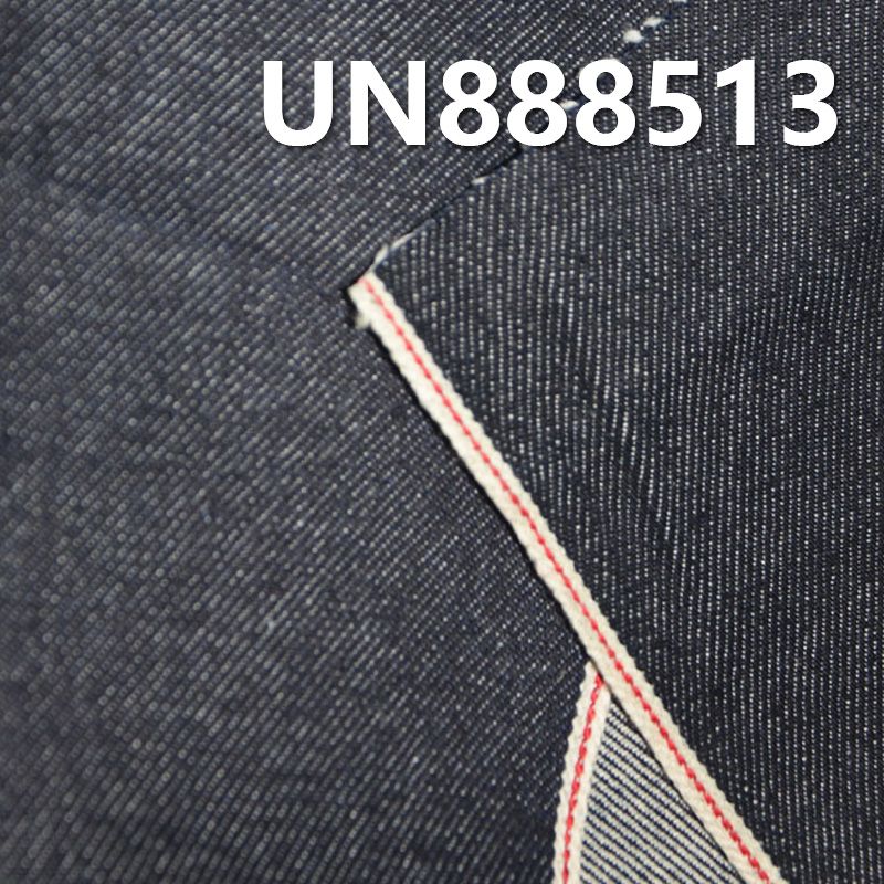 全棉右斜红边牛仔 12.5oz 31/32" 全棉右斜紅邊牛仔布  UN888513