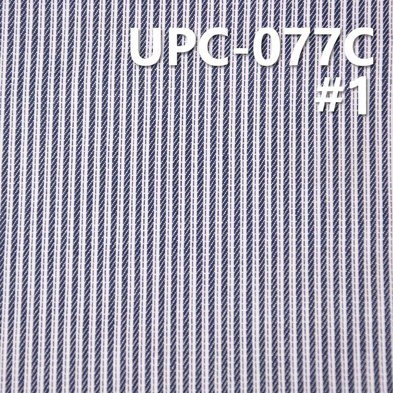 全棉色織條子布 183g/m2 57/58" UPC-077C