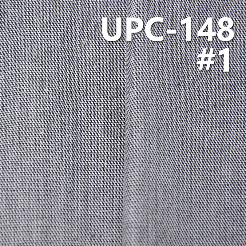 棉彈黑白双面斜紋色織布 234g/m2 52/54" UPC-148