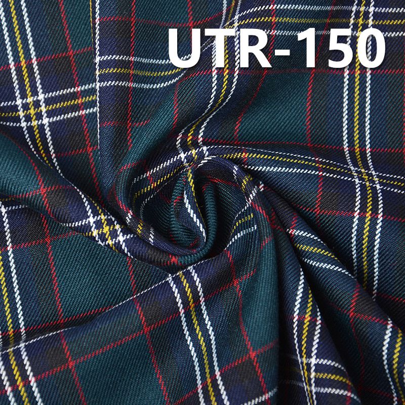 T/R色织格子布|223g/m2涤粘色织格子布|T/R格子布|裤子 休闲衬衫面料