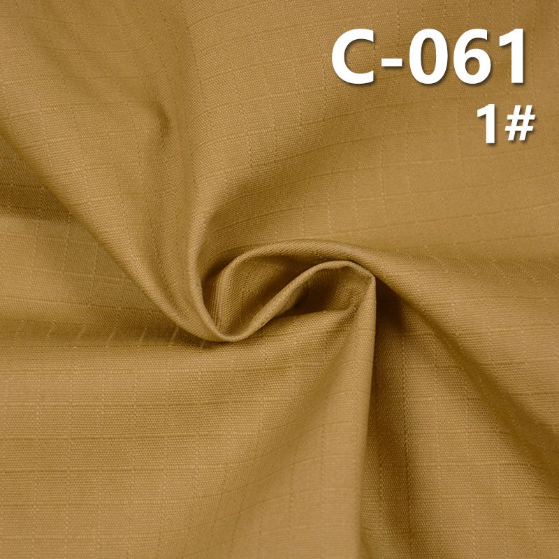 全棉0.6*0.6格仔涂蜡布 235g/m2 57/58" C-061