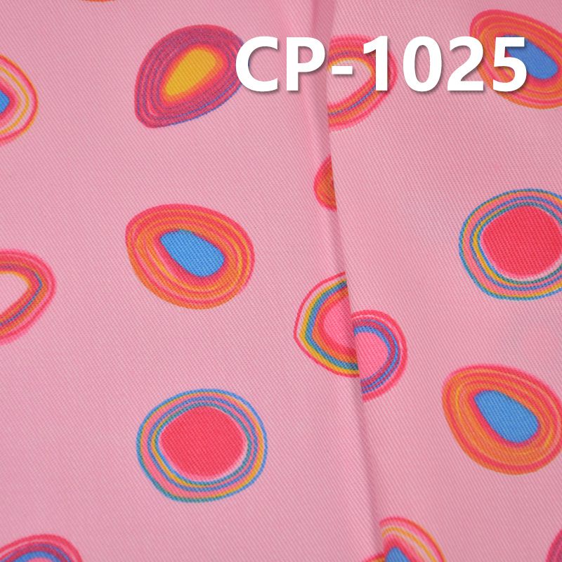 全棉108x58斜纹布印花 195g/m2 57/58" CP-1025