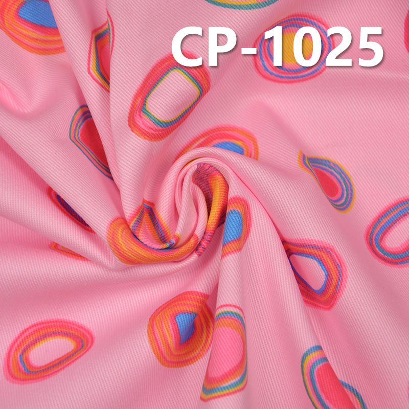 全棉108x58斜纹布印花 195g/m2 57/58" CP-1025